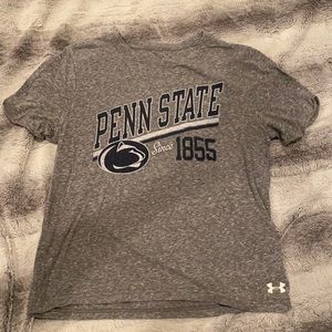 Grey Under Armour Penn State women’s tee shirt